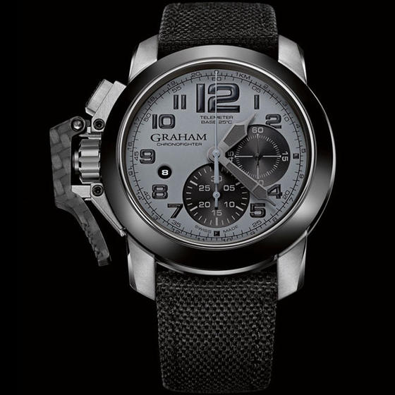 GRAHAM LONDON 2CCAC.S01A CHRONOFIGHTER OVERSIZE - GREY STEEL replica watch